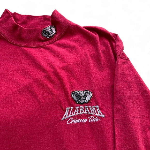 vintage university of alabama long sleeve mockneck size large - Picture 1 of 5